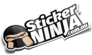 sticker ninja die cut sticker