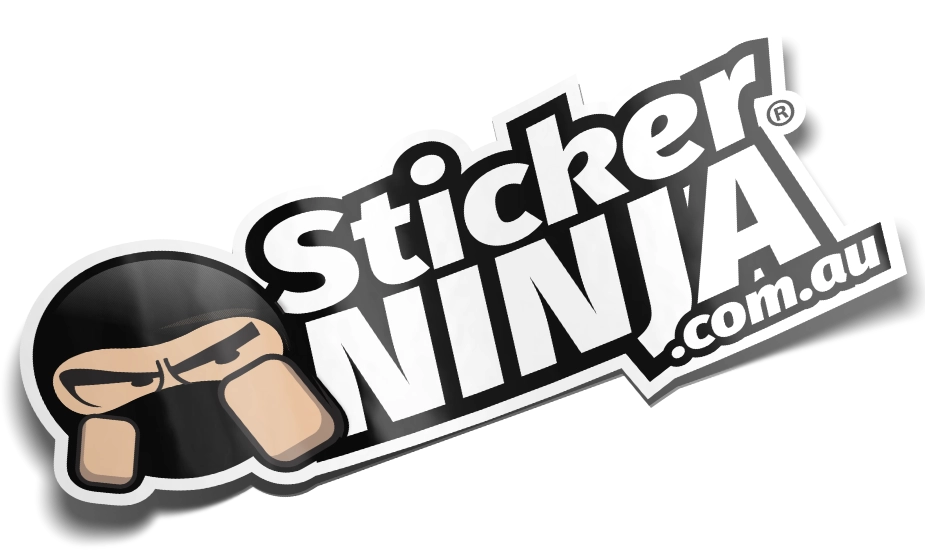 sticker ninja die cut sticker