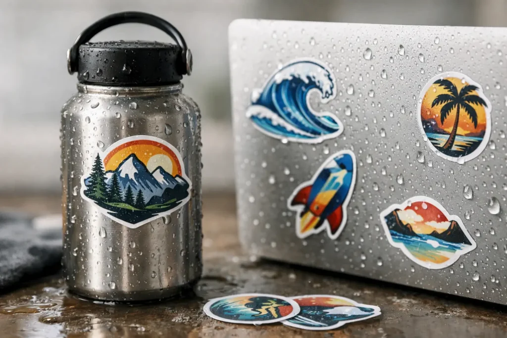 Are Vinyl Stickers Waterproof? The Real Answer