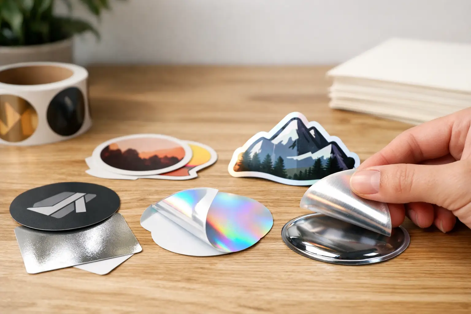 Best Sticker Finishes for Branding