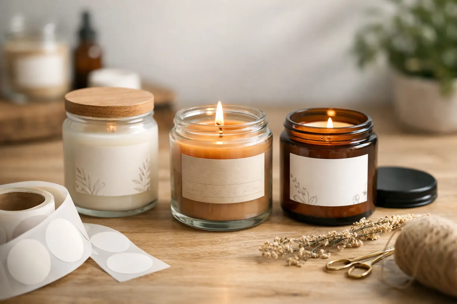 Custom Labels for Candle Jars That Sell