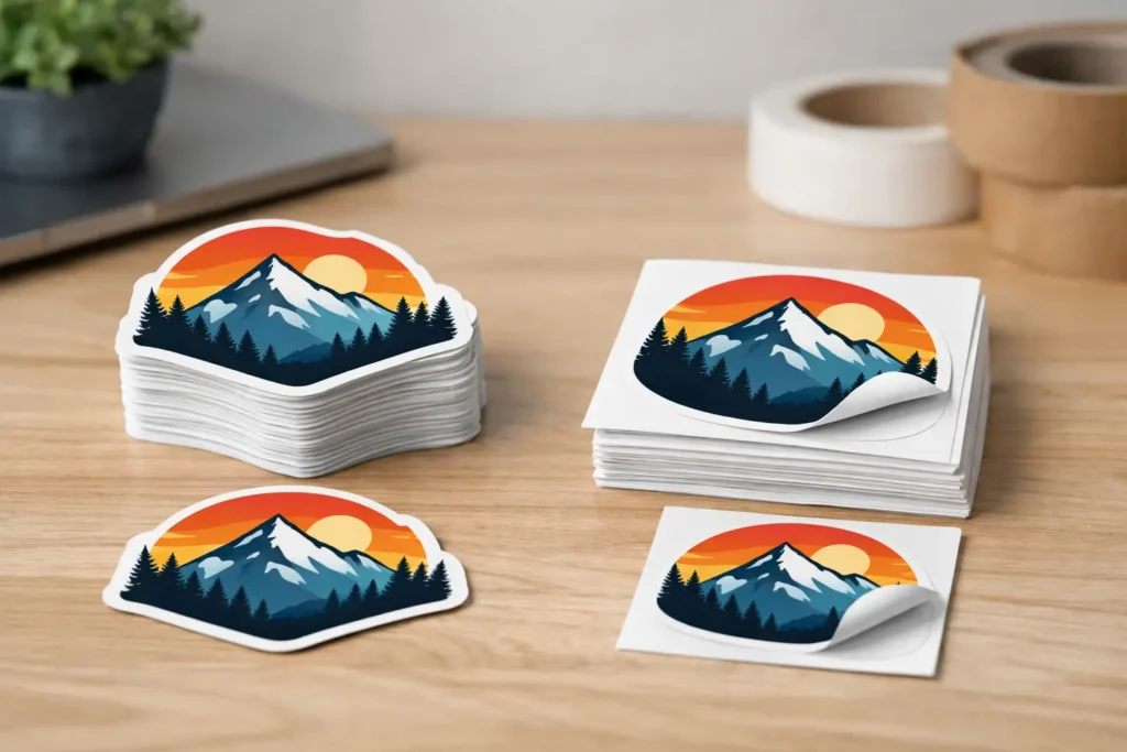 What Is the Difference Between Die Cut and Kiss Cut Stickers?
