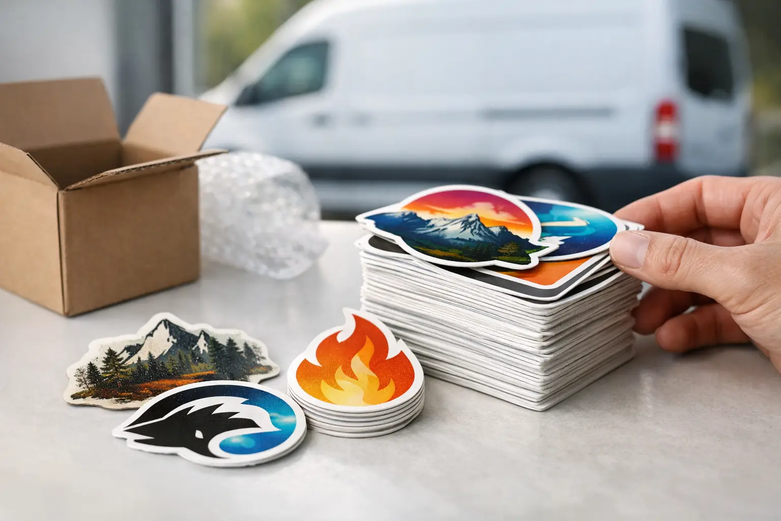 Same Week Sticker Delivery That Holds Up