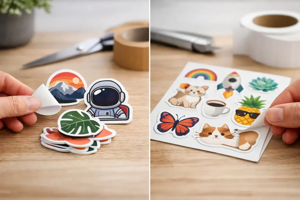 Die Cut vs Sticker Sheets: Which Should You Order?