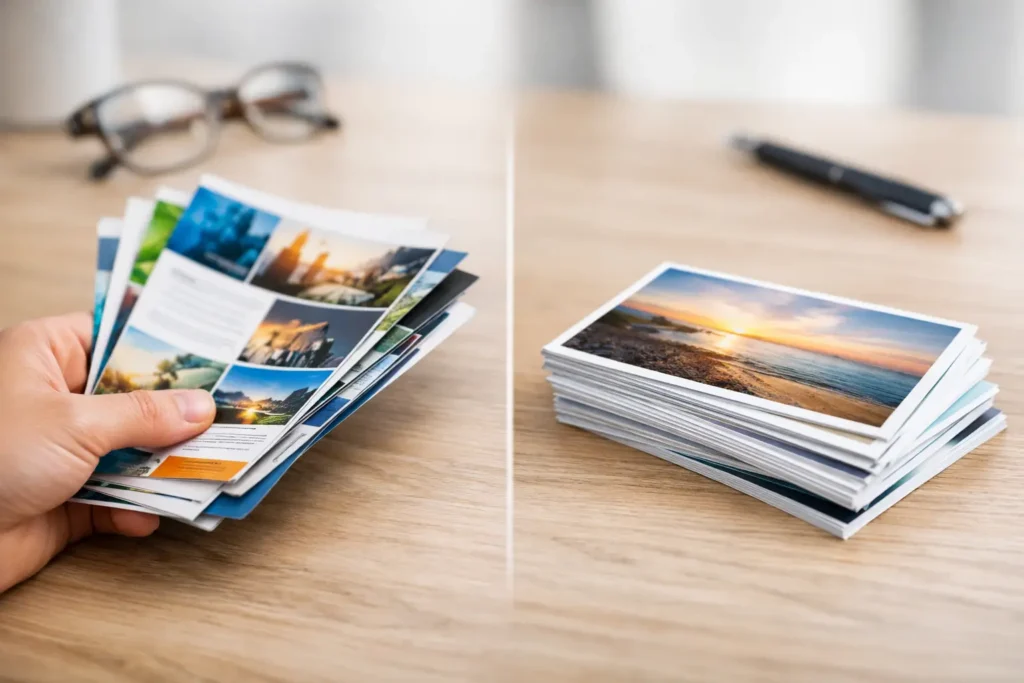 Flyers vs Postcards Marketing: What Works?