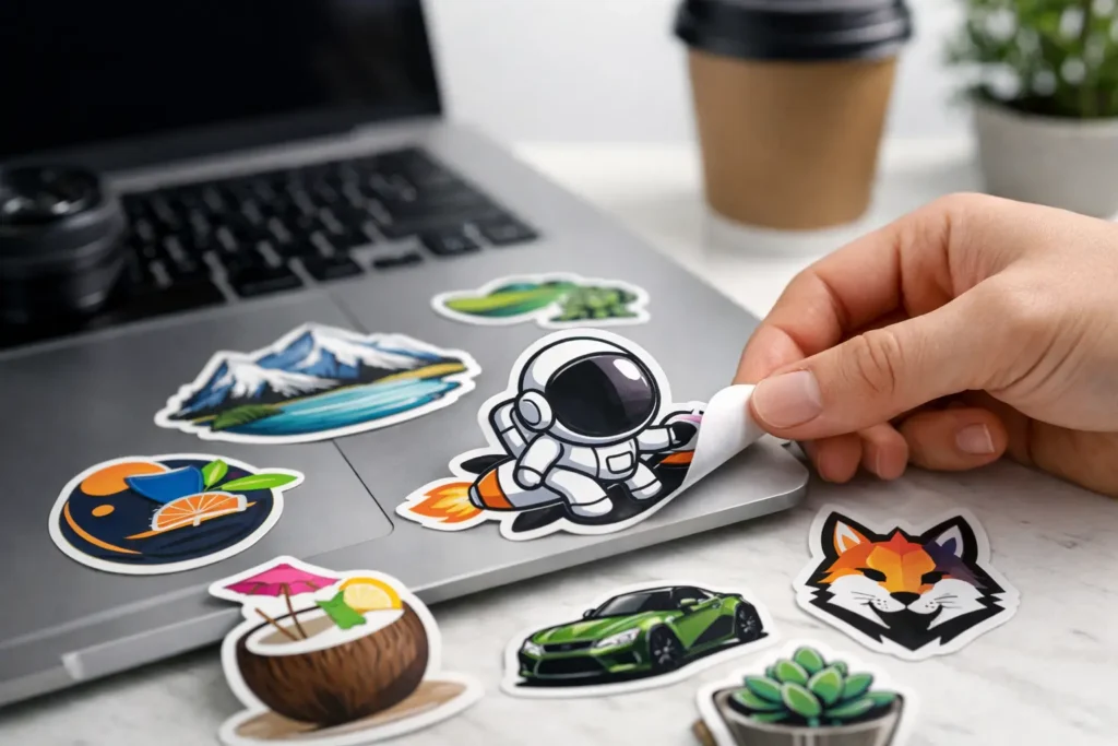 How to Design Die Cut Stickers That Get Seen