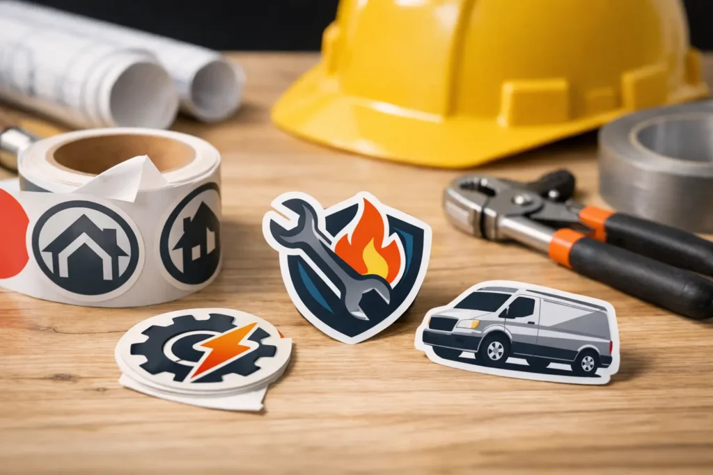 Trade Business Branding Stickers That Work
