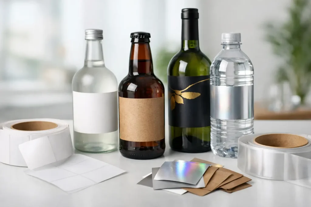 Which Labels Work on Bottles? Choose the Right Label