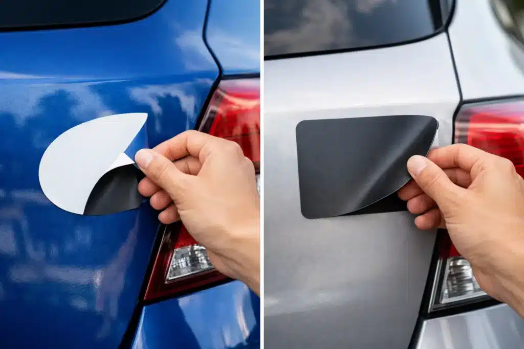 Stickers vs Magnets for Cars: Which Works?
