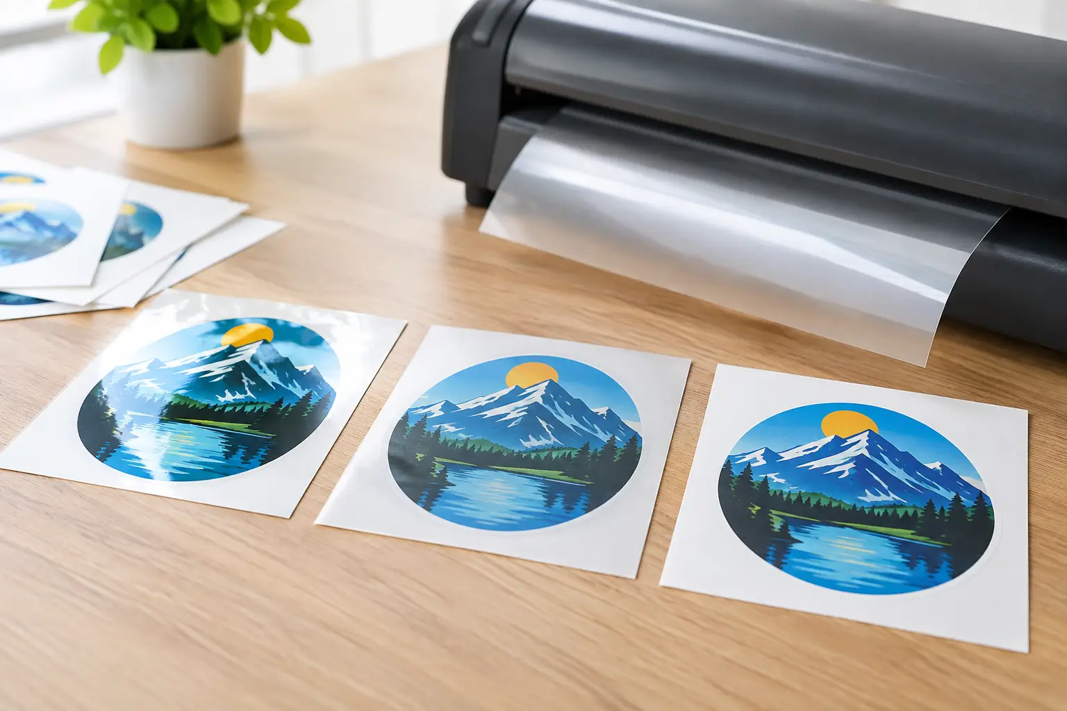 Sticker Lamination Process: Gloss, Matte or None?