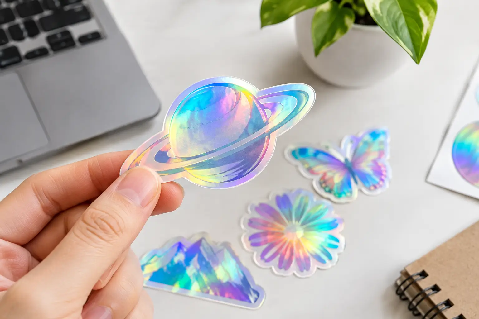 How to Design Holographic Stickers That Pop